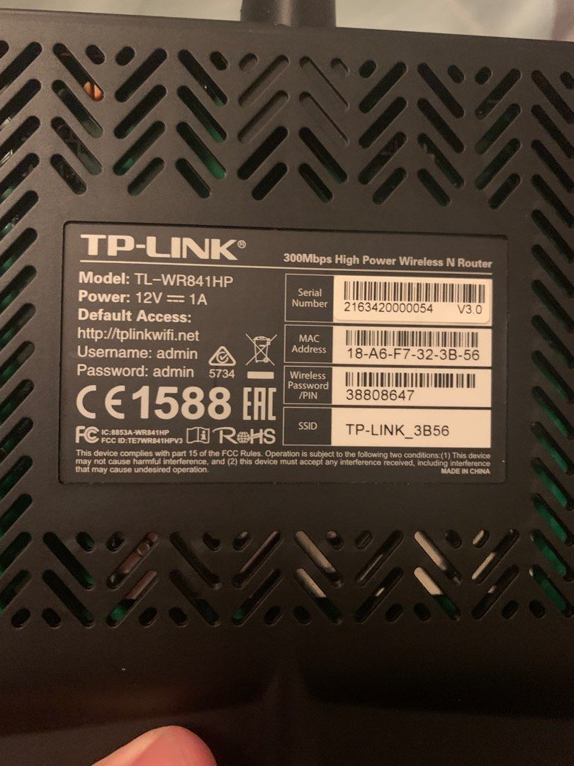TP Link TL-WR841HP Router, Computers & Tech, Parts & Accessories ...