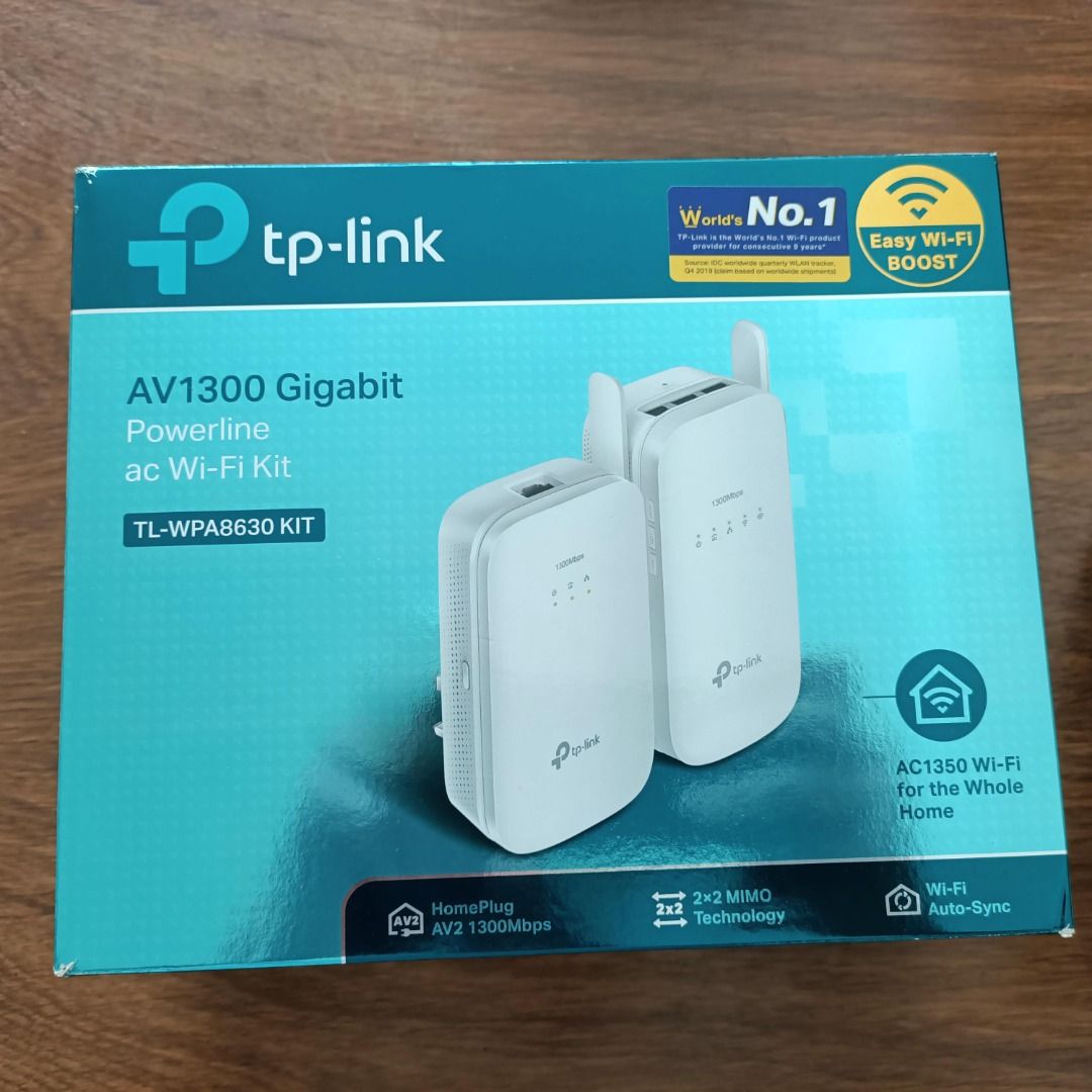 TPLink AV1300 Powerline WiFi Kit, Computers & Tech, Parts