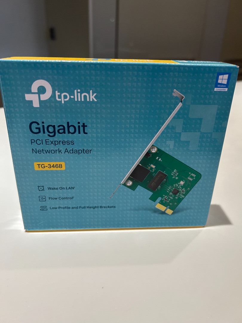 tp-link gigabit pci express network adapter, Computers & Tech, Parts ...