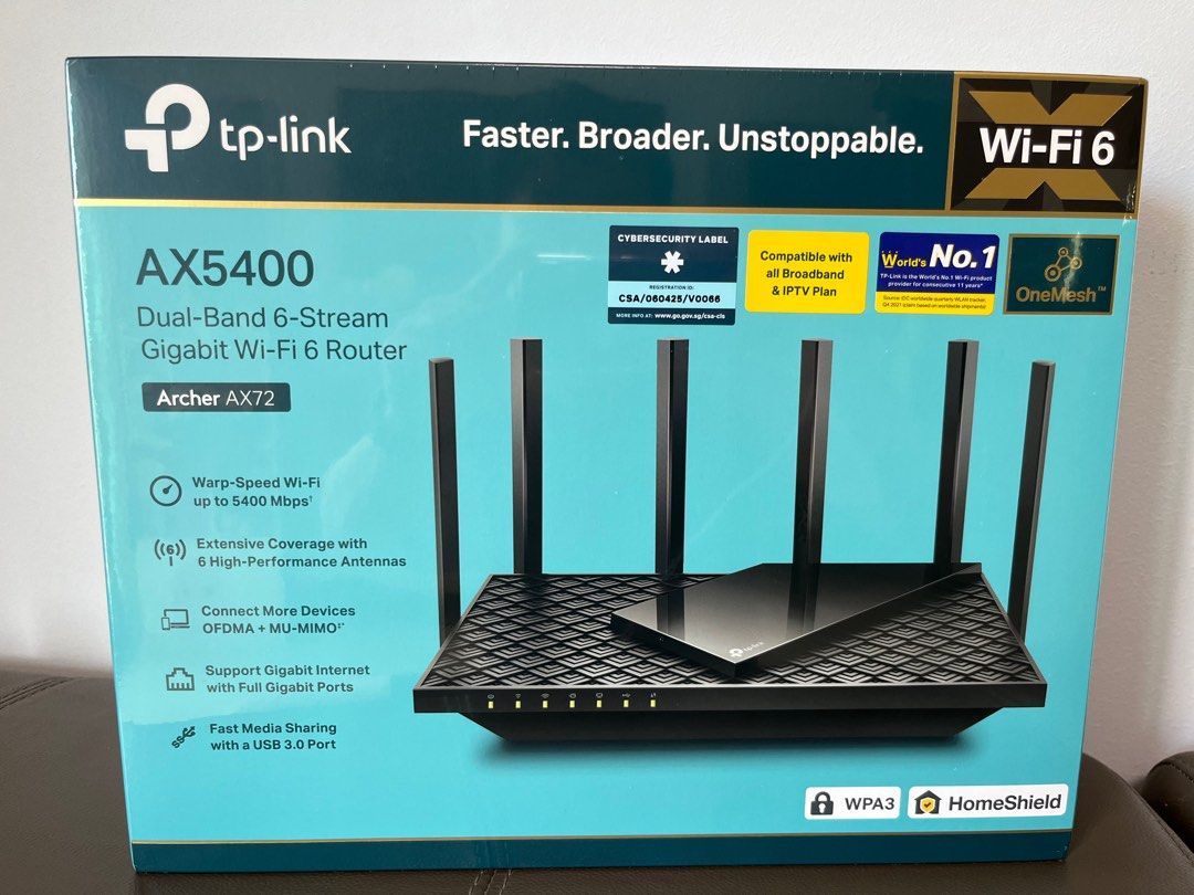 TP-link Wifi 6 Router ( Brand New/Sealed), Computers & Tech, Parts ...