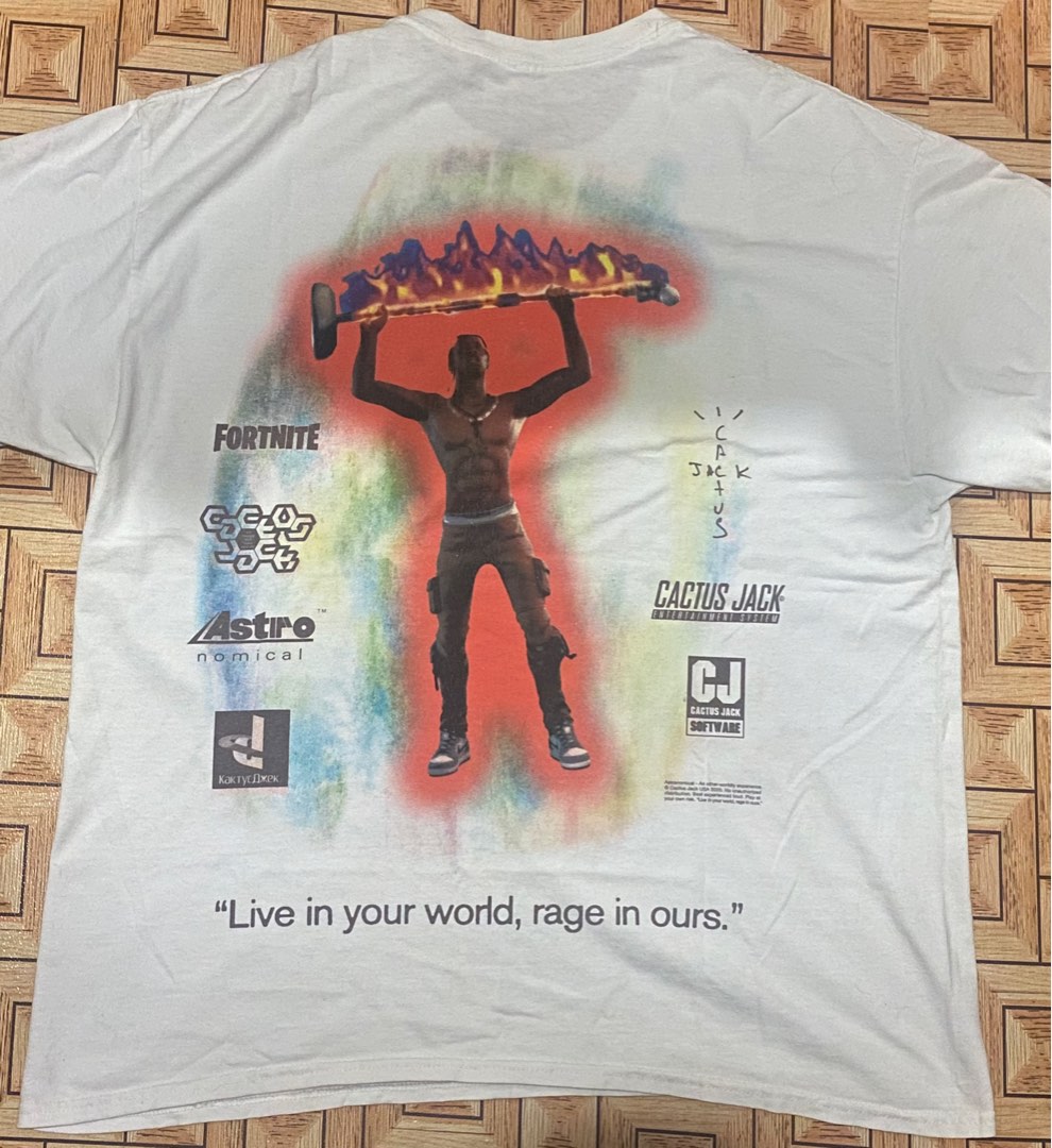 Travis scott rage clearance emote t shirt