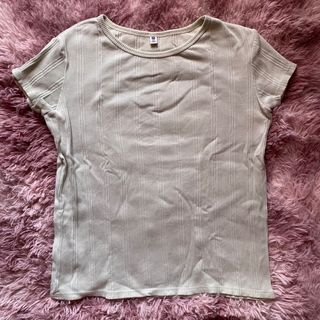 Uni qlo Mint Green ribbed top