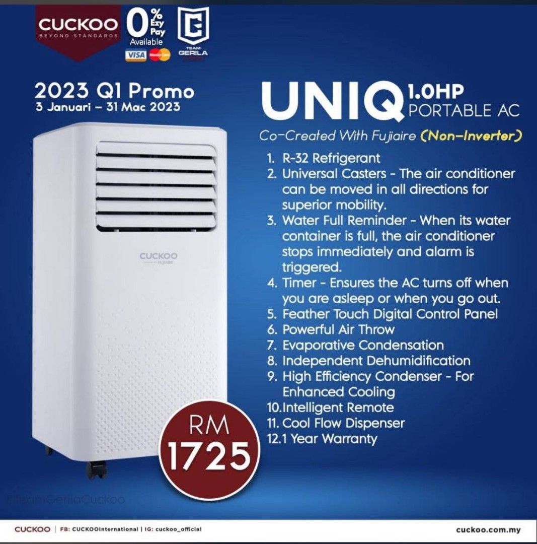 Uniq Portable Aircond Cuckoo