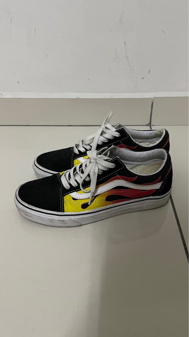 Vans old skool flame edition sneaker authentic old school, Men's