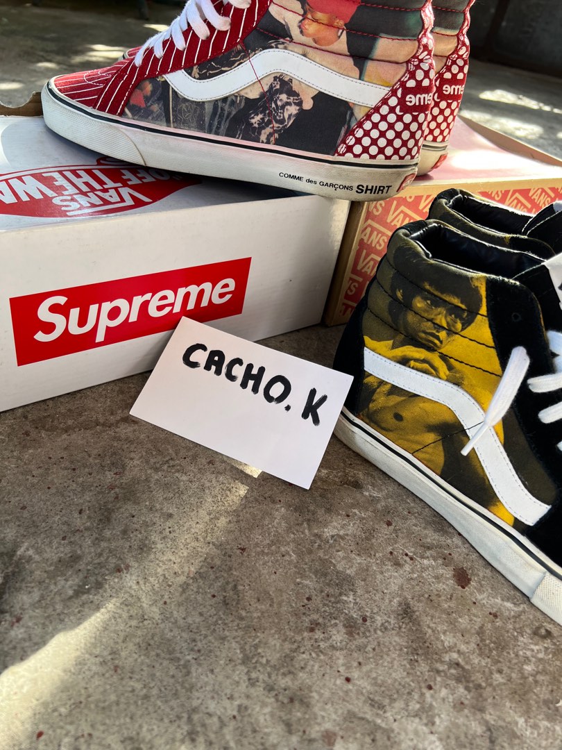 Vans X supreme, Men's Fashion, Footwear, Sneakers on Carousell