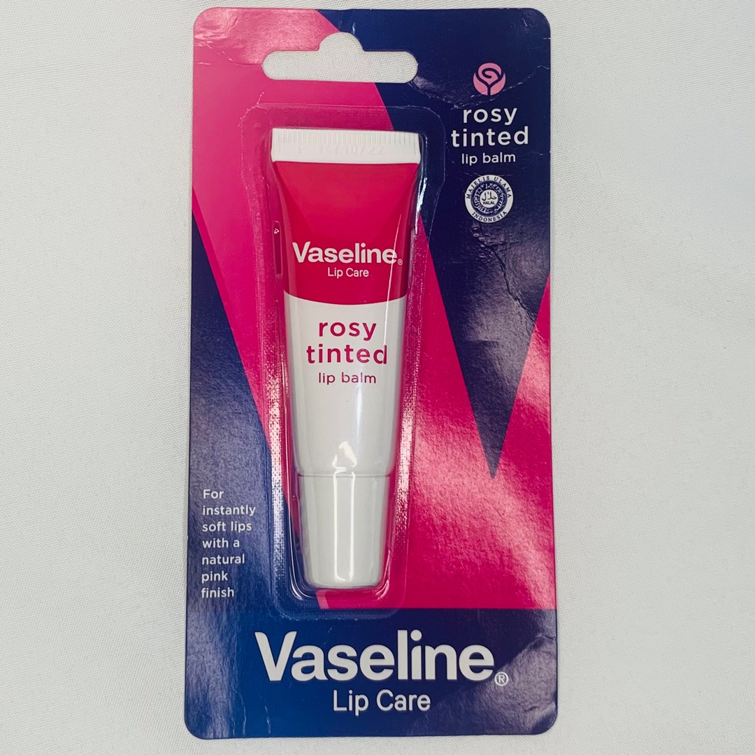 Vaseline Rosy Tinted Lip Balm, Kesehatan & Kecantikan, Rias Wajah di