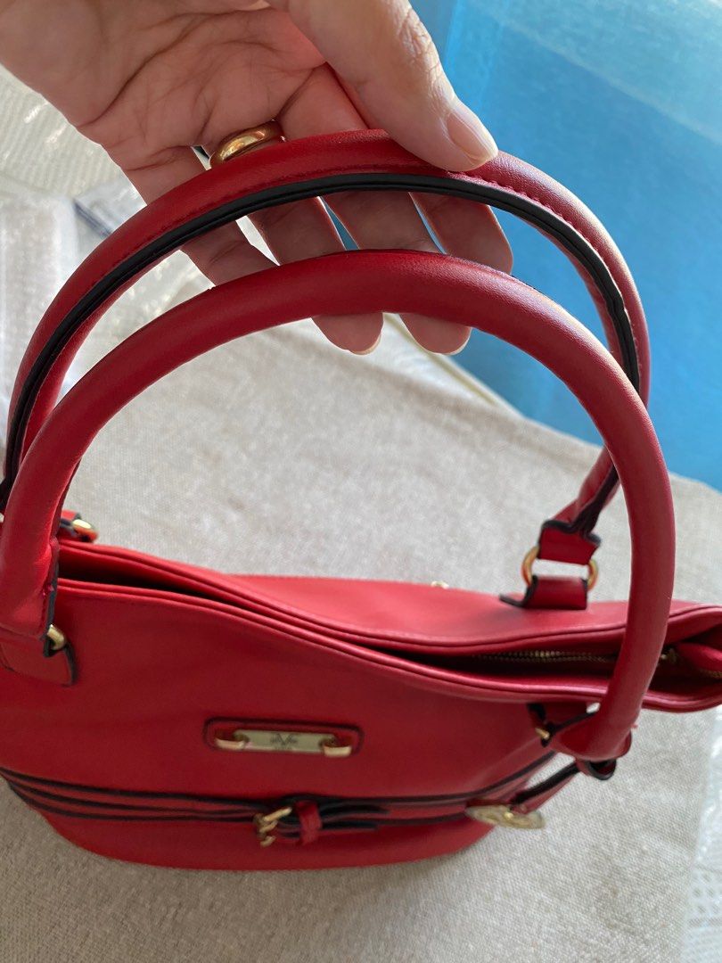 Versace 19V69 Abbigliamento Sportivo Italy Red Shoulder Tote Bag