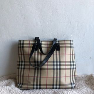 VINTAGE BURBERRY SMALL TOTE BAG (Thrifted)
