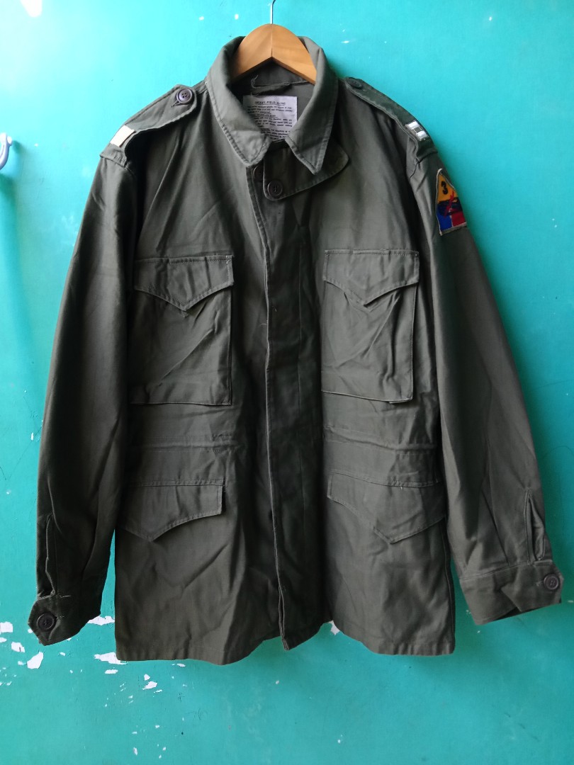 Vintage M43 military field jacket, Men's Fashion, Coats, Jackets and ...