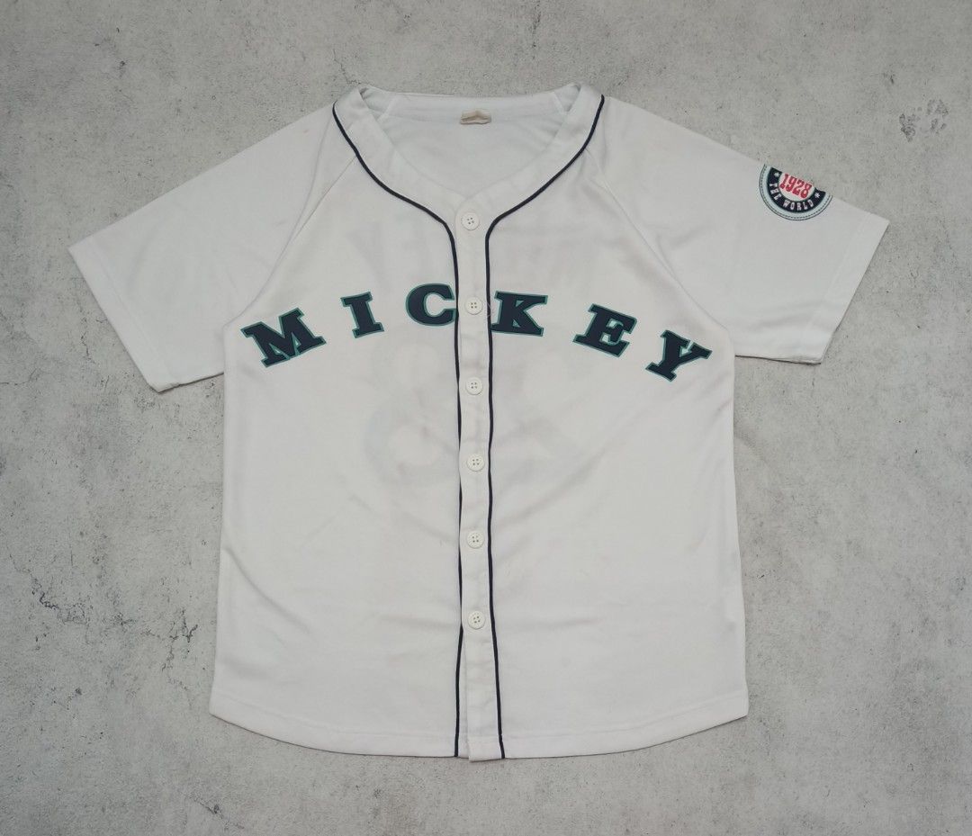 Vintage Mickey Mouse Baseball Jersey Shirt Disney Originals Made