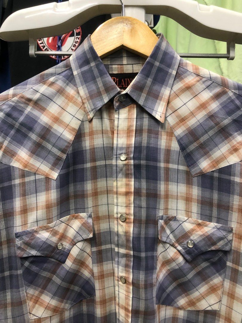 Vintage Plains Western Wear flannel