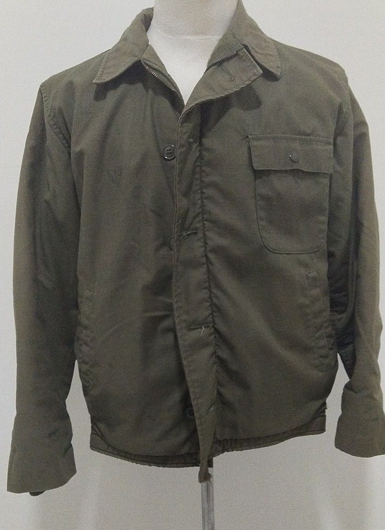 Vintage US Navy A2 Deck Jacket 1983, Men 
