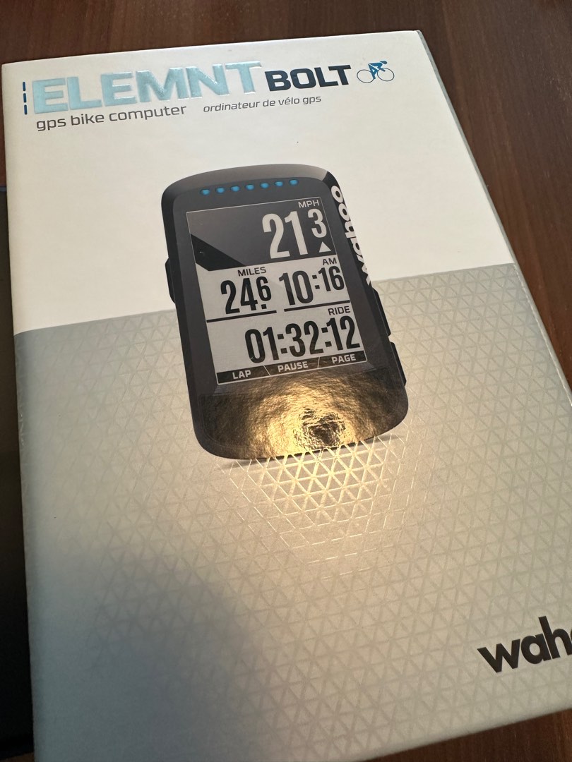 wahoo elemnt bolt bike profiles