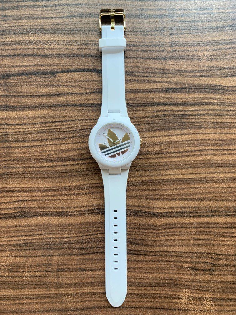 White Adidas Aberdeen Watch