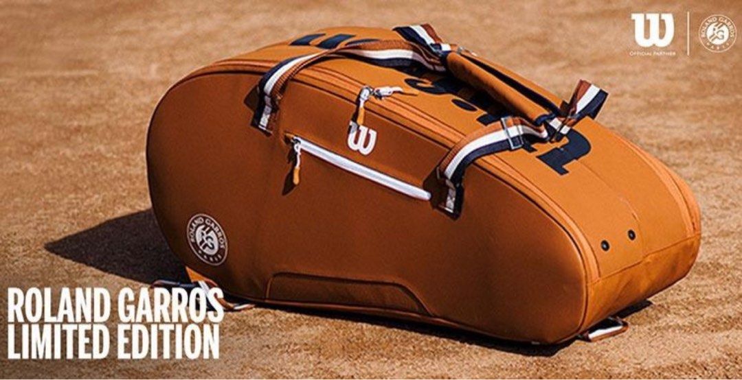 Wilson Roland Garros Tour 12 pack Racket Tennis bag, Sports Equipment,  Sports u0026 Games, Racket u0026 Ball Sports on Carousell