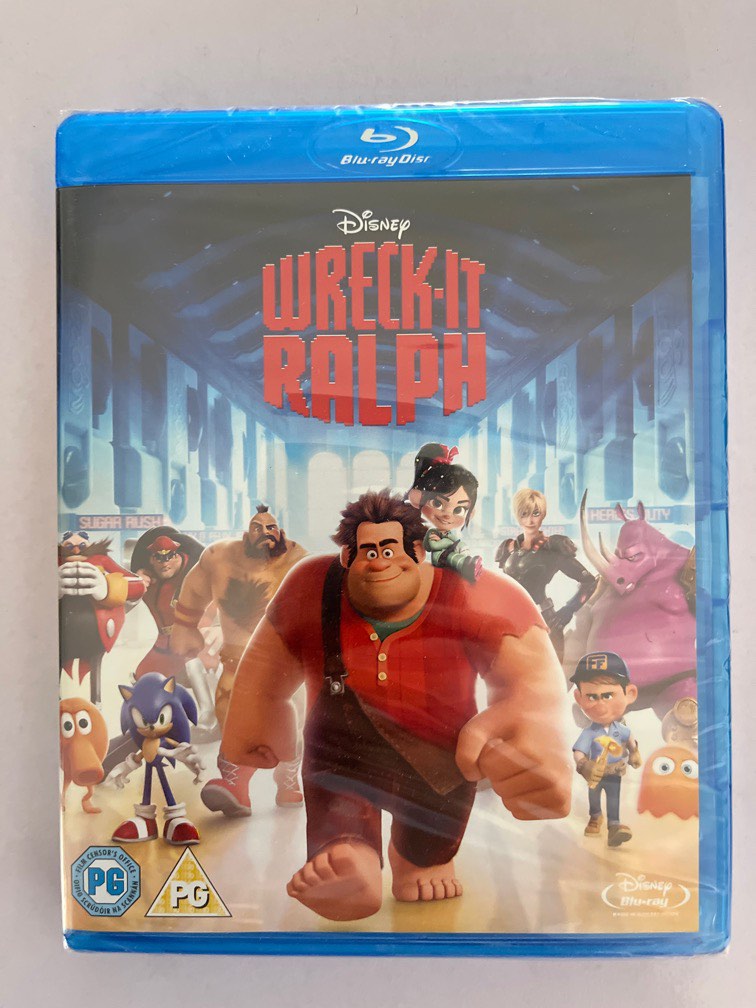 Wreck-It Ralph Blu-ray Movie, Hobbies & Toys, Music & Media, CDs & DVDs