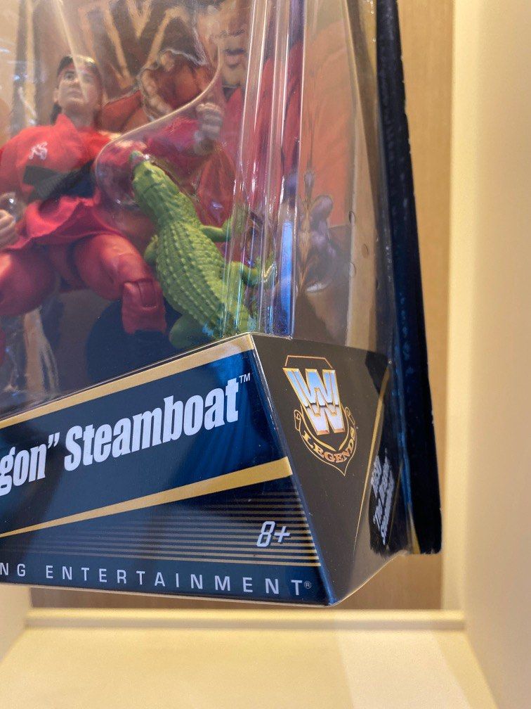 WWF WWE Ricky Steamboat with Komodo Dragon (Mattel Legends Series 1