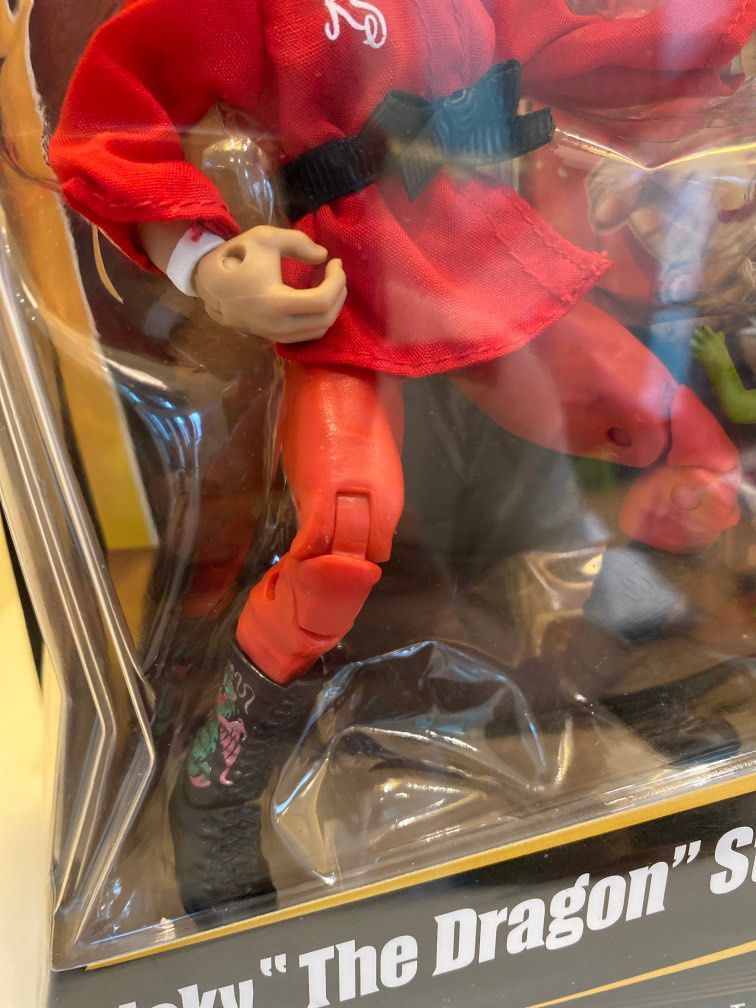 WWF WWE Ricky Steamboat with Komodo Dragon (Mattel Legends Series 1