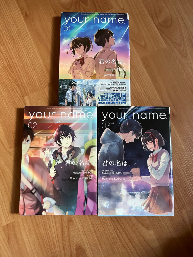 Your name manga 1 3, Hobbies & Toys, Books & Magazines, Comics