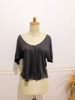 Zara tshirt kaos abu