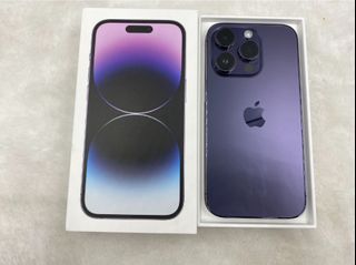 電池100% 漂亮 保固2023/10 Apple iPhone 14 pro 128G 6.1吋 紫