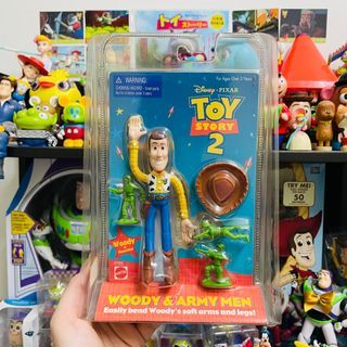 玩具總動員2 Mattel 胡迪 小綠兵吊卡