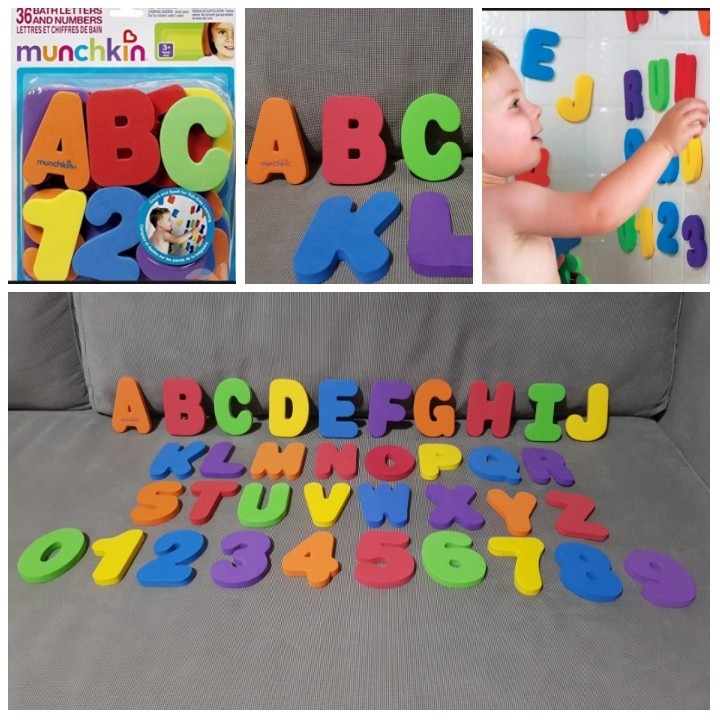 36pcs Bath Foam Alphabets Numbers Letters Toy Bathing Shower Baby