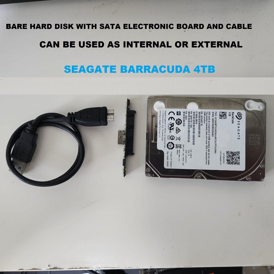 4TB Seagate Hard Disk, Computers & Tech, Parts & Accessories, Hard ...