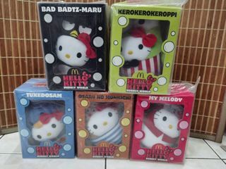 5pcs McDonald‘s Hello Kitty Bubbly World series
