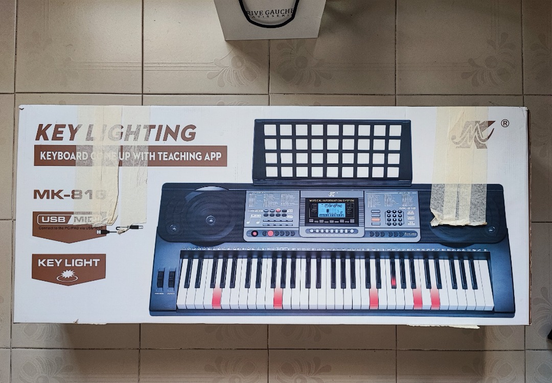 61 Key PREMIUM MIDI Music Keyboard with Velocity Keys, Hobbies & Toys ...