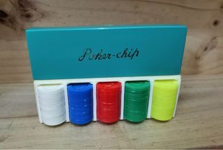 80’s Vintage Plastic Poker Chips