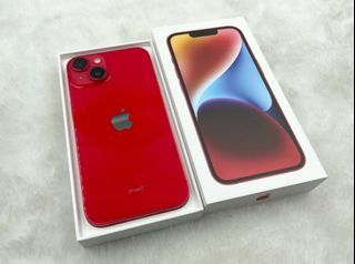全新機!!! 未開通  i14 Apple iPhone 14 128G 6.1吋 紅色