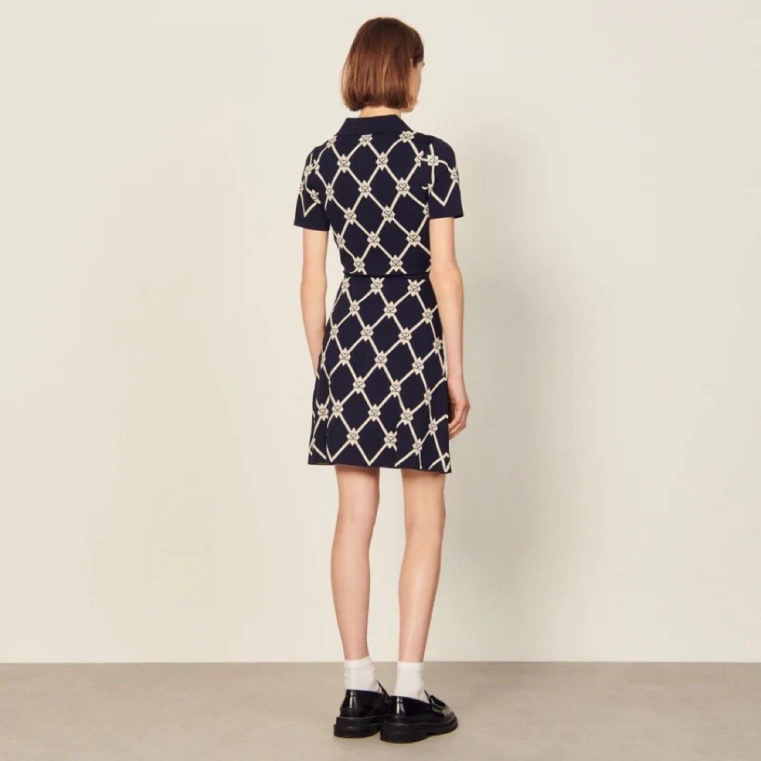 Sandro knit sales polo dress