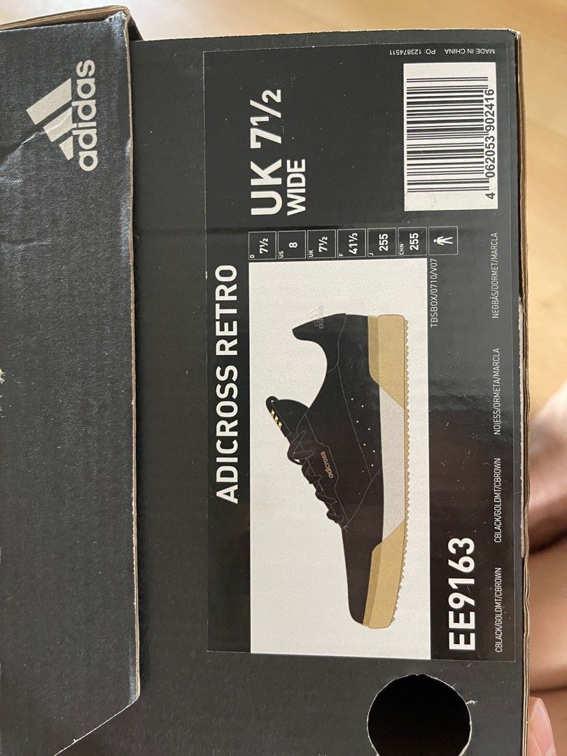 Adidas Adicross Retro Golf Shoes (Black) on Carousell