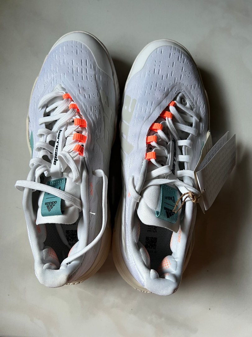 Adidas Barricade Parsley, Fesyen Wanita, Sepatu di Carousell