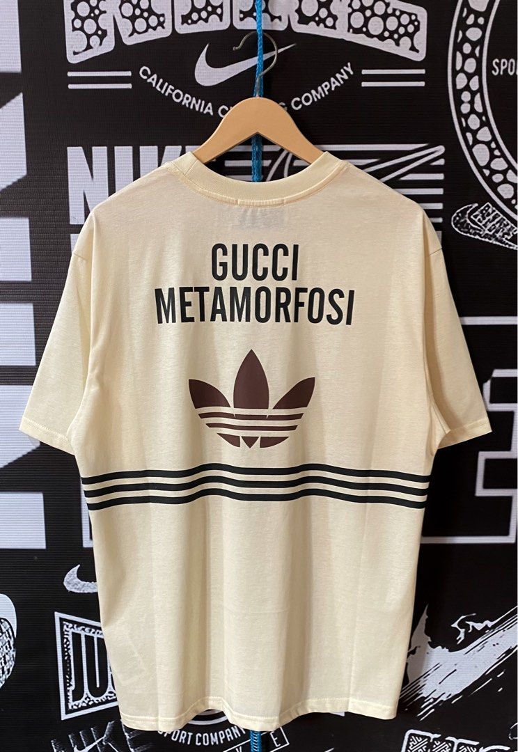 Adidas X Gucci Collaboration T-Shirt, Men'S Fashion, Tops & Sets, Tshirts & Polo  Shirts On Carousell