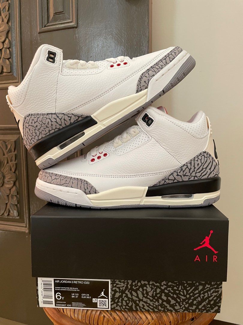 Air Jordan 3 GS White Cement Reimagined 白水泥6Y