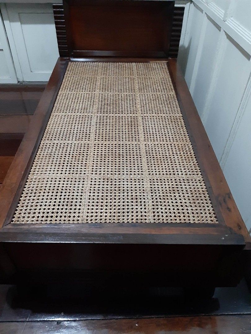 Antique Narra bedframe, Furniture & Home Living, Furniture, Bed Frames