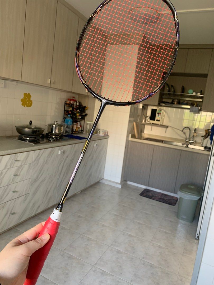 APACS IMPERIAL AGGRESSIVE BADMINTON RACKET (5U), Sports Equipment