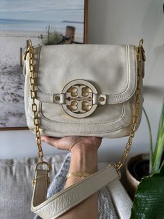 AUTHENTIC TORY BURCH CREAM IVORY SHOULDER BAG