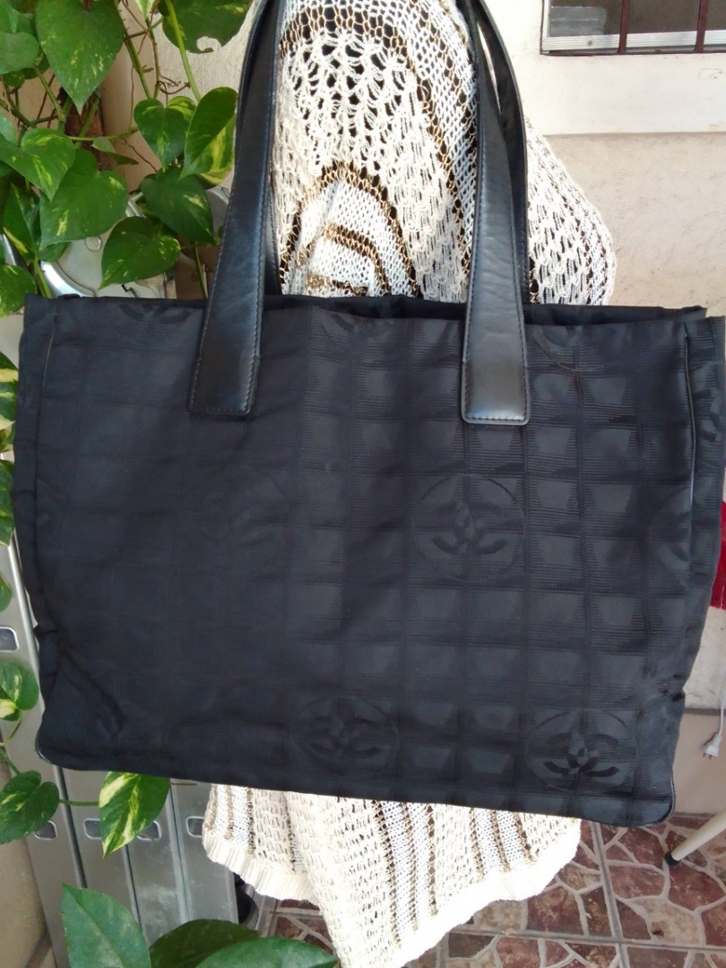 Authentic Vintage Chanel Travel line Tote Bag, Luxury, Bags & Wallets on  Carousell