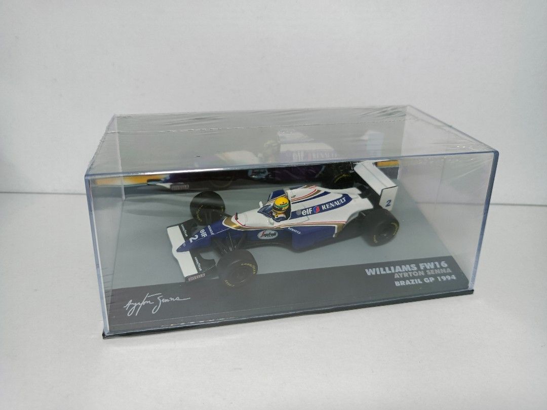 AYRTON SENNA WILLIAMS FW16 1994 RARE DIECAST SCALE 1:43, Hobbies & Toys