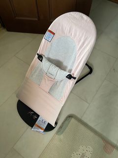 Baby Bjorn Bouncer cotton Jersey pink