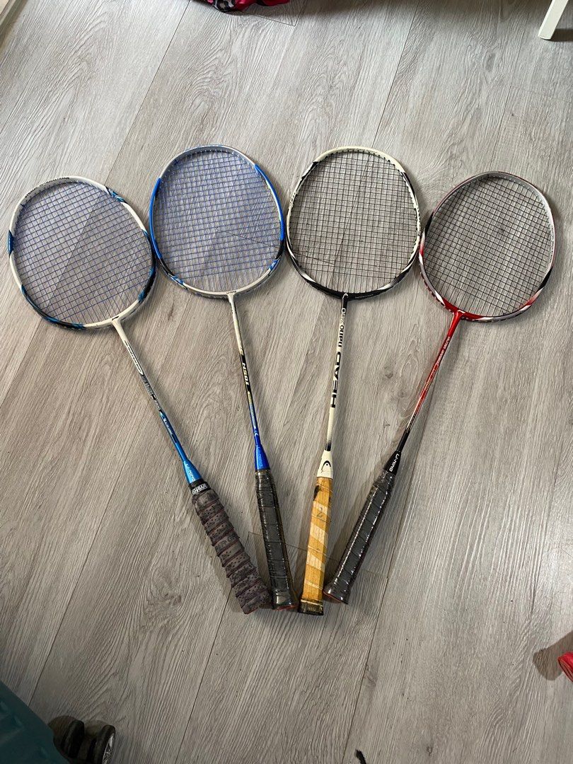 Badminton Rackets, Sports Equipment, Sports & Games, Racket & Ball