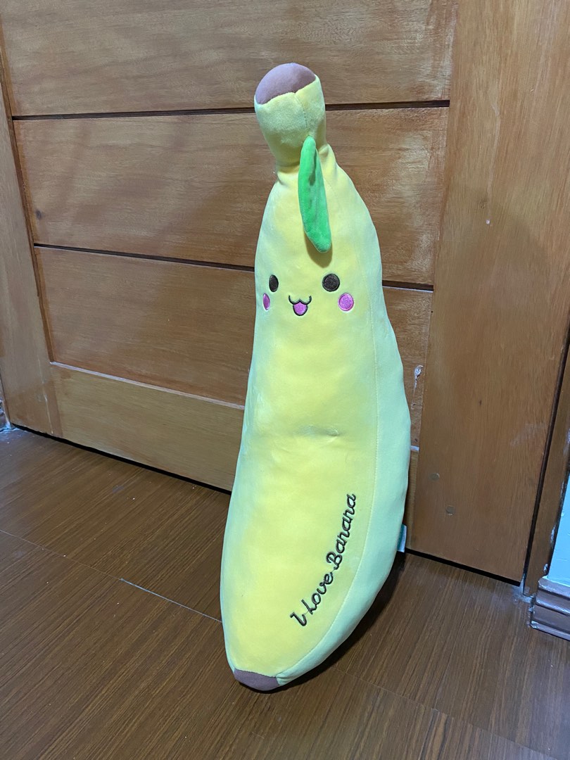 Banana Plushie, Hobbies & Toys, Toys & Games On Carousell