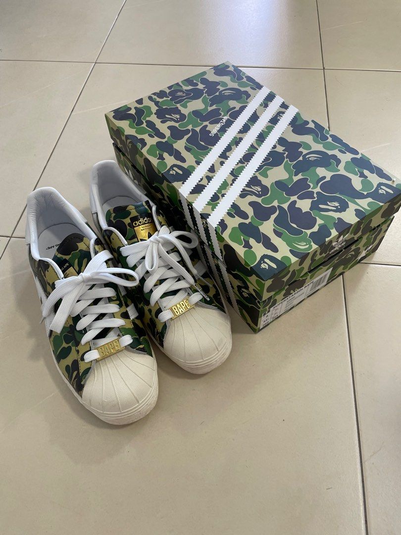 Bape x Adidas Superstar abc camo, Men's Fashion, Footwear, Sneakers on  Carousell