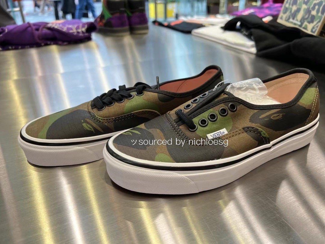 【 BAPE X VANS 】1ST CAMO AUTHENTIC