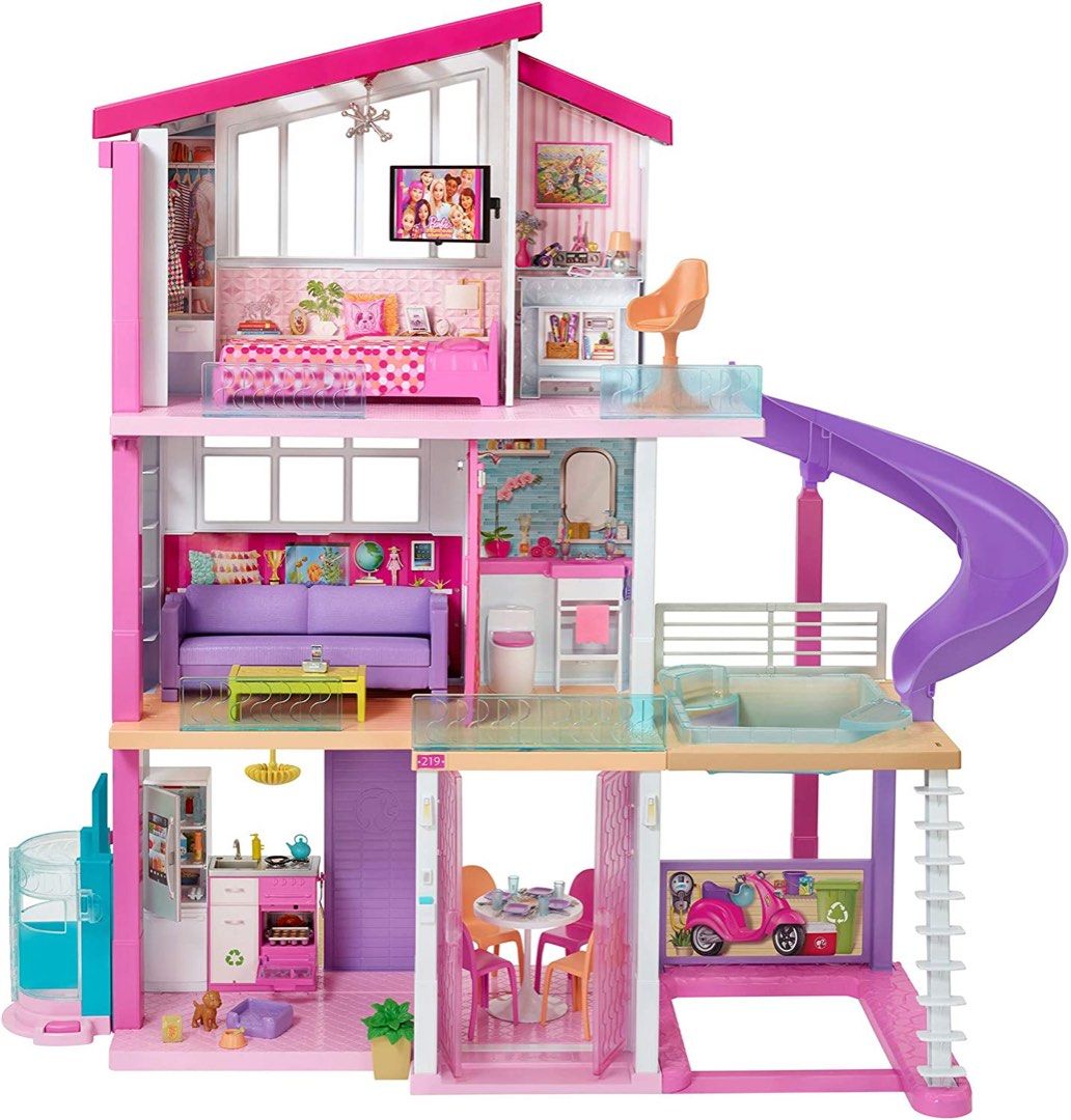 Barbie house shop setting games