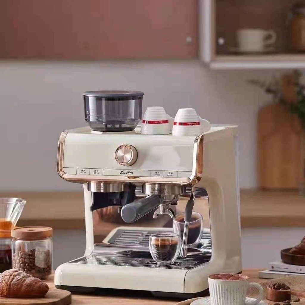 Barsetto Coffee Machine with Grinder & Steam Wand, TV & Home Appliances, Kitchen Appliances