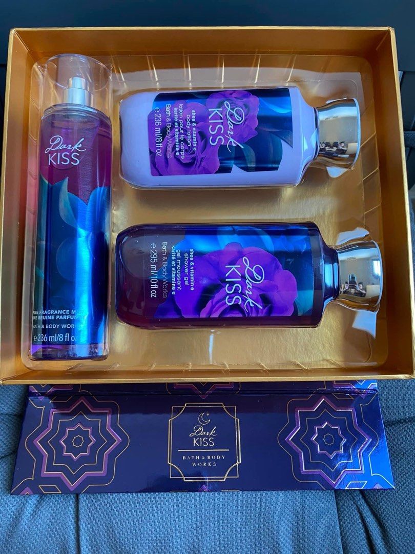 New Packaging BBW Gift Set Gingham, Into the Night, Dark Kiss on Carousell